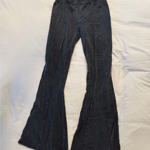 Urban Outfitters Black Flared Track Pants